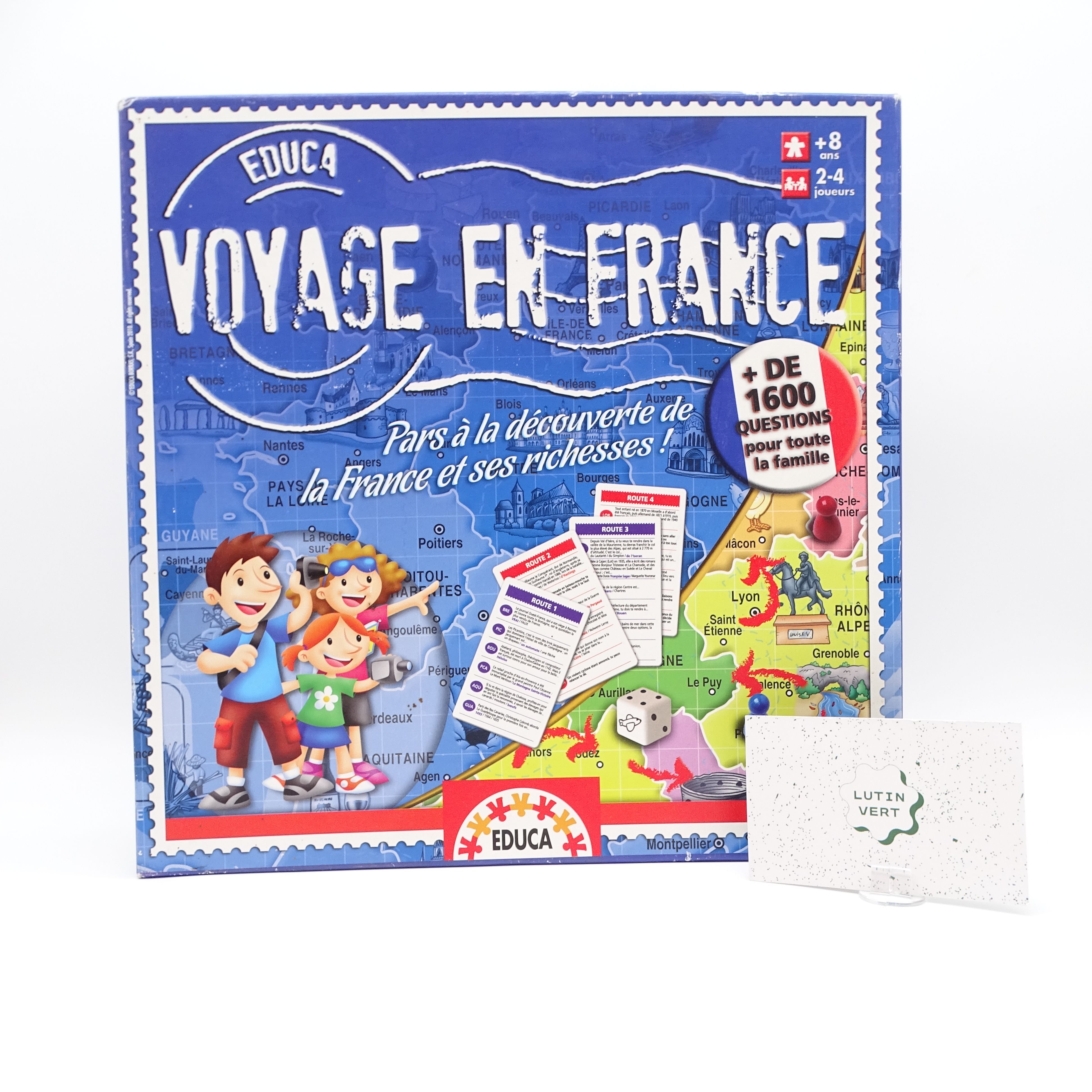 Voyage en France d'occasion EDUCA - Dès 8 ans | Ref 13604 Très bon état -  reconditionné disponible sur Label Emmaüs